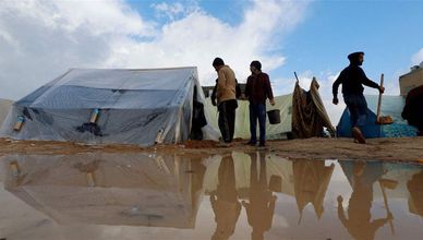 الهلال الأحمر الفلسطيني: الطقس يتسبب في زيادة الأمراض والأوبئة في غزة
