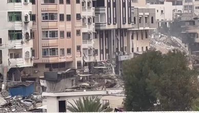 مراسل "الشرق": الجيش الإسرائيلي يفجّر أحد مباني مستشفى الشفاء في غزة