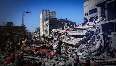 أبراج غزة تتحول إلى ركام.. والنزوح القسري يفاقم المأساة