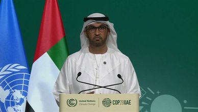 سلطان الجابر: العالم وصل إلى مفترق طرق بشأن تغير المناخ
