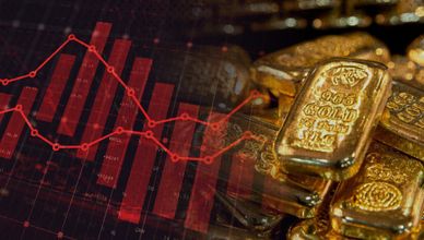 هبوط قياسي للذهب وتذبذب الأسواق مع تصاعد التوترات التجارية