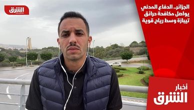 الجزائر.. الدفاع المدني يواصل مكافحة حرائق تيبازة وسط رياح قوية