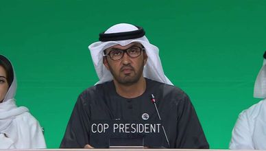 رئيس مؤتمر cop28: نمتلك الفرصة الآن لكي نصنع التاريخ من جديد