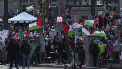 بدء فعاليات ثاني أكبر تظاهرة في واشنطن رفضاً لحرب غزة 