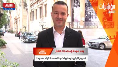 بعد عودة إمدادات الغاز.. أسهم البتروكيماويات والأسمدة ترتد صعودا