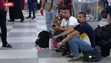 ازدحام معبر جسر الملك حسين