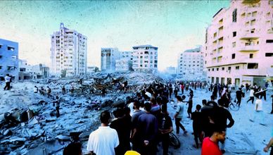 الجيش الإسرائيلي يقترب من وسط مدينة غزة.. والحذر يهيمن على الأسواق