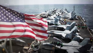 حشد عسكري أميركي غير مسبوق حول إيران.. وتعهدات مليارية لإعمار غزة