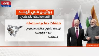 بوتين في الهند.. التجارة والتعاون الدفاعي