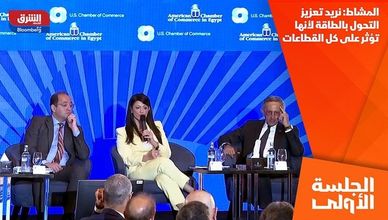 المشاط: نريد تعزيز التحول بالطاقة لأنها تؤثر على كل القطاعات