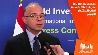 محمد فريد: مصر تركز على قطاعات متعددة لجذب الاستثمار الأجنبي