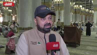 المدينة المنورة.. رخاميات المسجد النبوي تحاكي الروعة العالمية