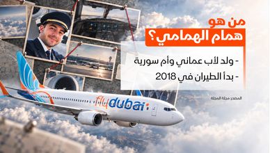 همام الهمامي.. من الطيران العماني إلى فلاي دبي
