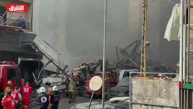 بيروت تحت القصف وفرق الإسعاف تواجه صعوبات ميدانية