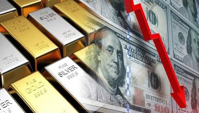 الذهب والفضة يبلغان قمما جديدة.. والدولار يهبط لأدنى مستوى في شهر