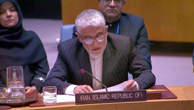 مندوب إيران لدى الأمم المتحدة: الهجوم الإسرائيلي على بلدنا عدوان وإرهاب