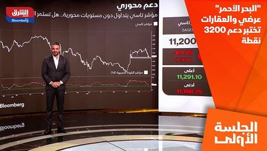 "البحر الأحمر" في نطاق عرضي والعقارات تختبر دعم 3200 نقطة