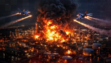 ضربات على "خوزستان".. وتحركات دولية في بكين لوقف التصعيد