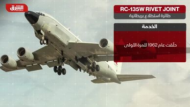 ما قدرات طائرة الاستطلاع البريطانية RC-135W Rivet Joint؟