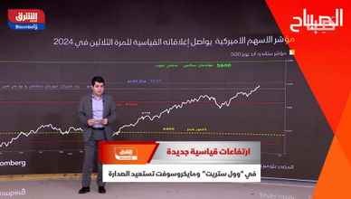 ارتفاعات قياسية جديدة في "وول ستريت".. ومايكروسوفت تستعيد صدارة الشركات الكبرى