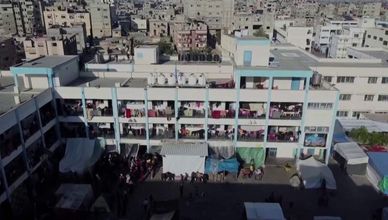 قناصة إسرائيليون يطلقون النار على النازحين في أحد مدارس بيت لاهيا