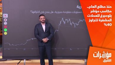 منذ مطلع العام.. مكاسب مؤشر بلومبرغ للعملات المشفرة تتجاوز 40% 