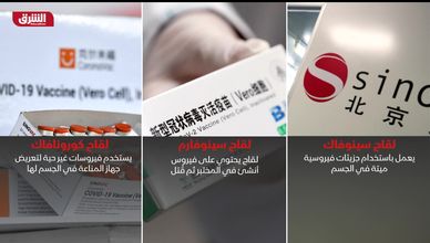 مقارنة بين لقاحات كورونا