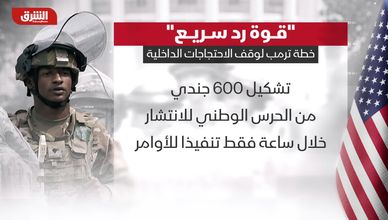 قوة رد سريع.. خطة ترمب لوقف الاحتجاجات الداخلية