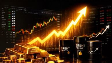 الذهب نحو أكبر صعود شهري منذ عام 1973.. و"برنت" يحقق مكاسب بـ5%