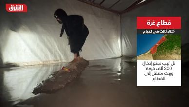 قطاع غزة.. شتاء ثالث في الخيام