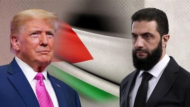 ترمب يلوح بالتصعيد في غزة.. والشرع يدعو لإعادة بناء سوريا