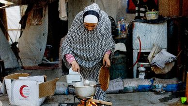 إفطار فوق الركام في غزة.. وأمل رغم الدمار