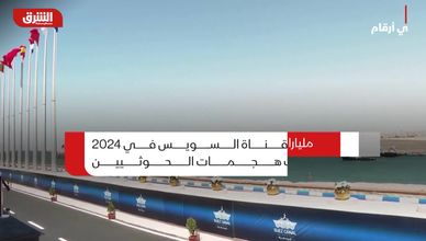 قناة السويس تخسر ثلثي إيراداتها بسبب اضطرابات المنطقة
