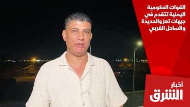 القوات الحكومية اليمنية تتقدم في جبهات تعز والحديدة والساحل الغربي