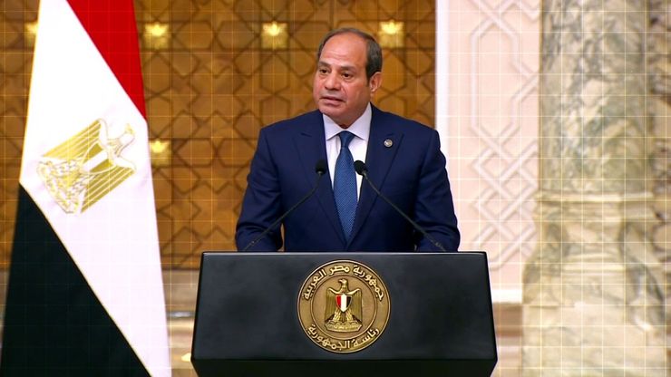 السيسي وماكرون يدعوان لوقف النار واستئناف المفاوضات في غزة