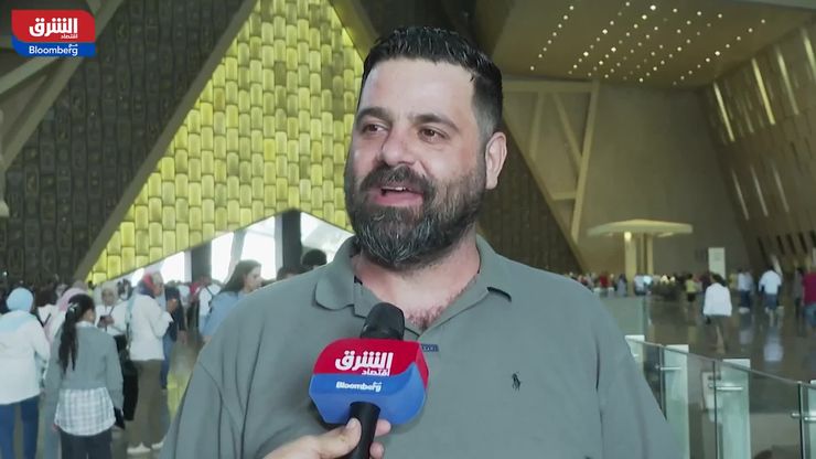 المتحف المصري الكبير.. زحام الزوار لا يتوقف