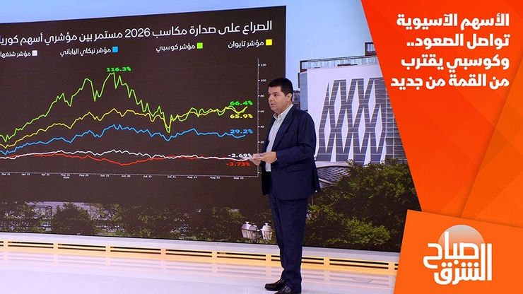 الأسهم الآسيوية تواصل الصعود.. وكوسبي يقترب من القمة من جديد