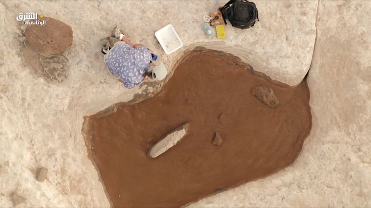 الصخرة التي تجسد الزمن