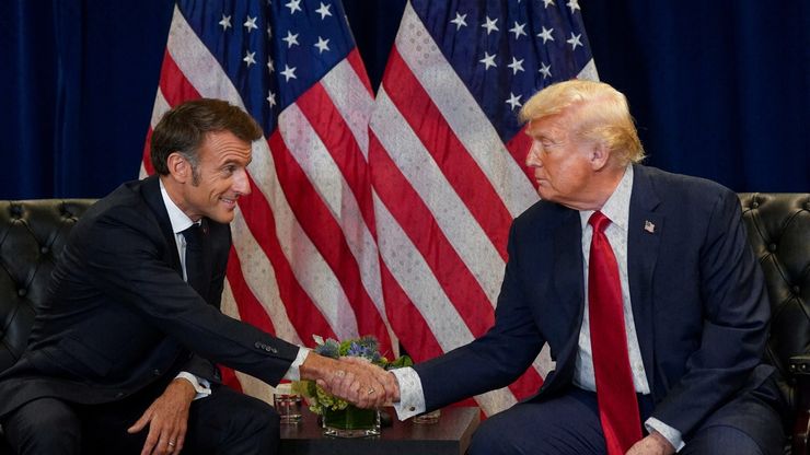 ترمب يطالب بإنهاء حرب غزة فورا.. وماكرون ينتقد استمرارها