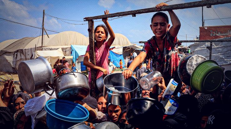 "مجاعة رسمية" تهدد نصف مليون شخص في غزة.. وإيران والترويكا تعودان للمحادثات النووية