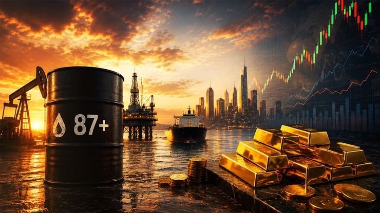 ضبابية "هرمز" تدفع النفط فوق 87 دولارا.. والذهب يتجه نحو خسائر أسبوعية