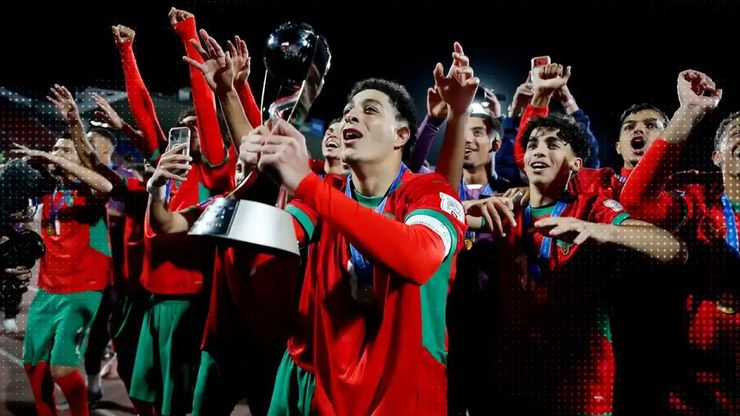 احتفالات مغربية بعد التتويج التاريخي بكأس العالم تحت 20 عاما