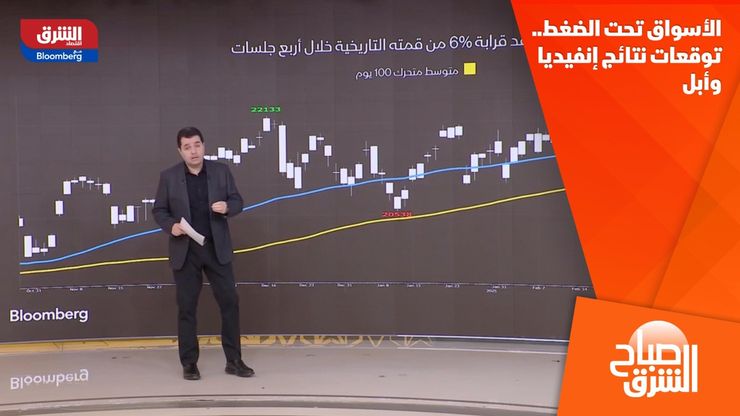 الأسواق تحت الضغط.. توقعات نتائج إنفيديا وأبل