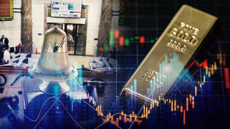 "EGX30" يقفز بدعم مشتريات المؤسسات.. والذهب يهبط دون 4400 دولار