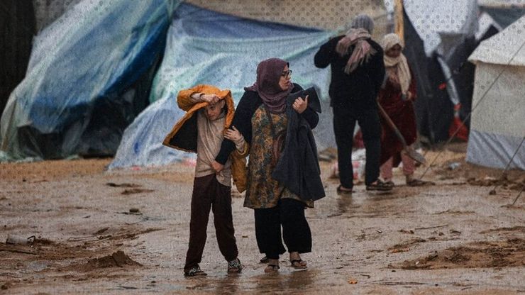 نازحو غزة.. شتاء بلا سقف