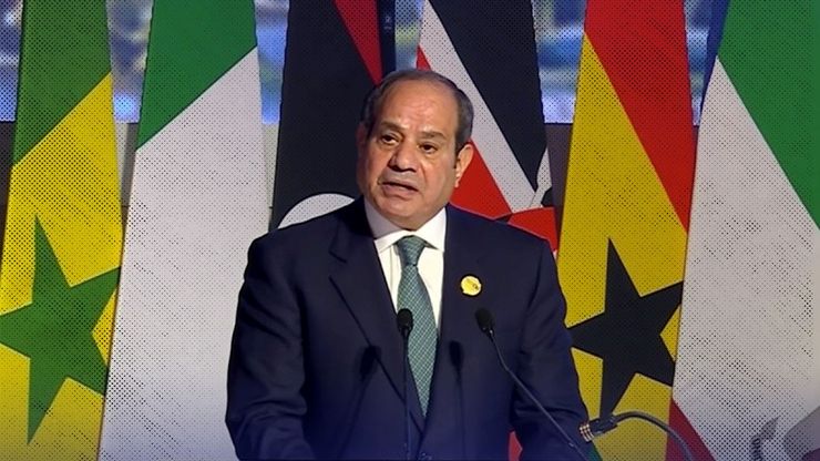 الرئيس المصري: التدخلات الخارجية والنزاعات تفاقم تحديات إفريقيا