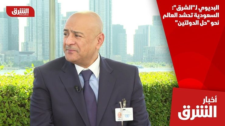 البديوي لـ"الشرق": السعودية تحشد العالم نحو "حل الدولتين"