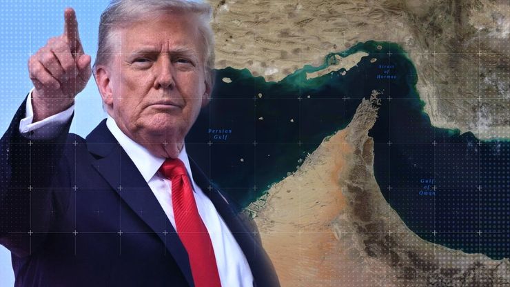 ترمب يدرس خيارات عسكرية لتأمين الملاحة في مضيق هرمز