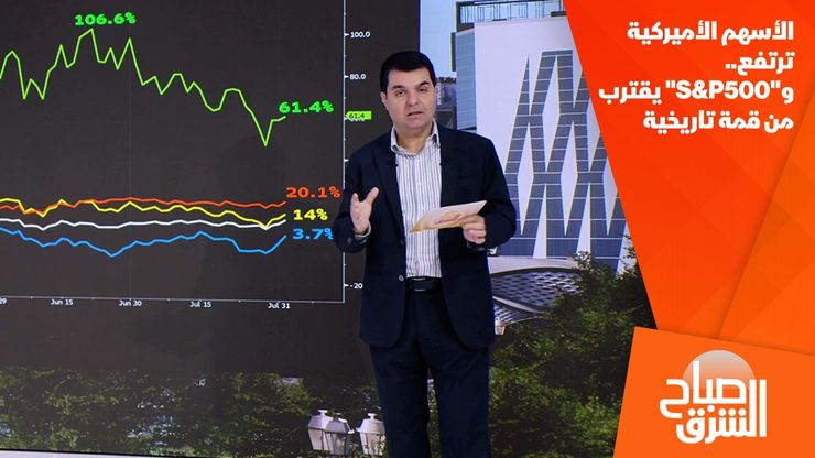 الأسهم الأميركية ترتفع.. و"S&P500" يقترب من قمة تاريخية
